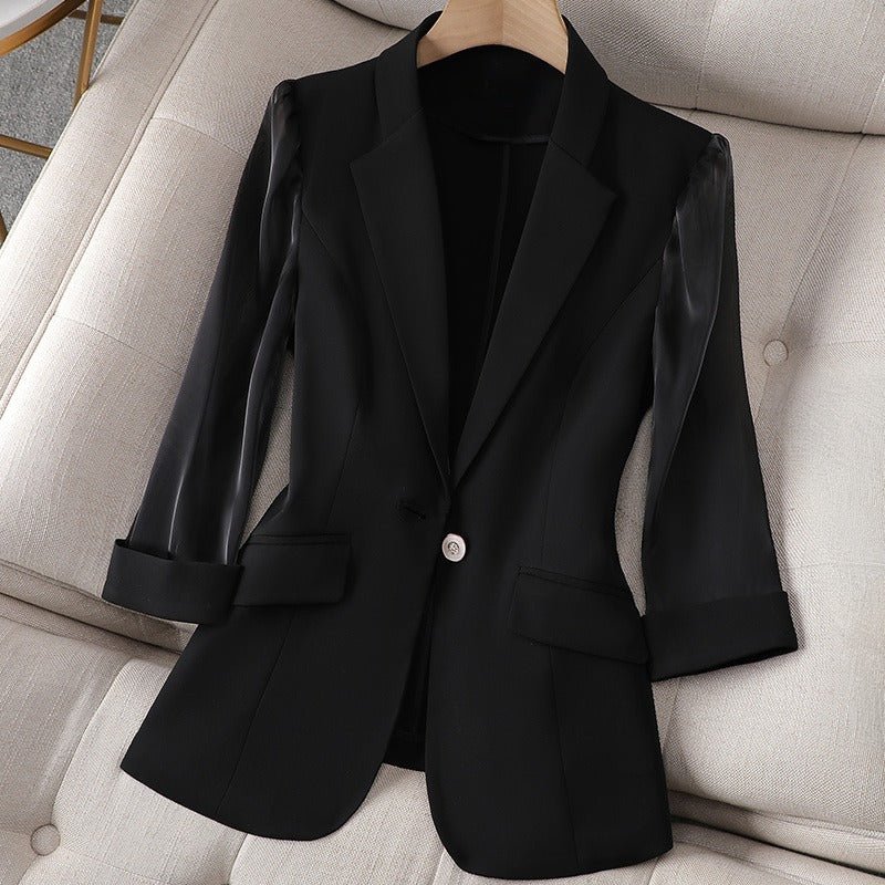 PowerBlazer™ — Command Every Room with Fierce Elegance and Unshakable Confidence (Black XS) - | Zavonix