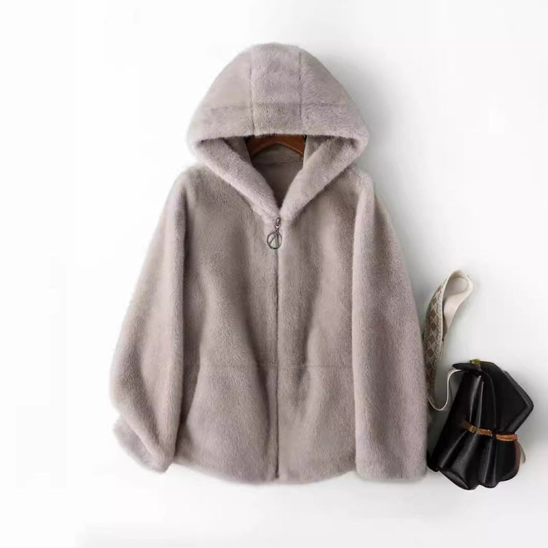 Peltris FUR COAT (Light Gray XS) - | Zavonix