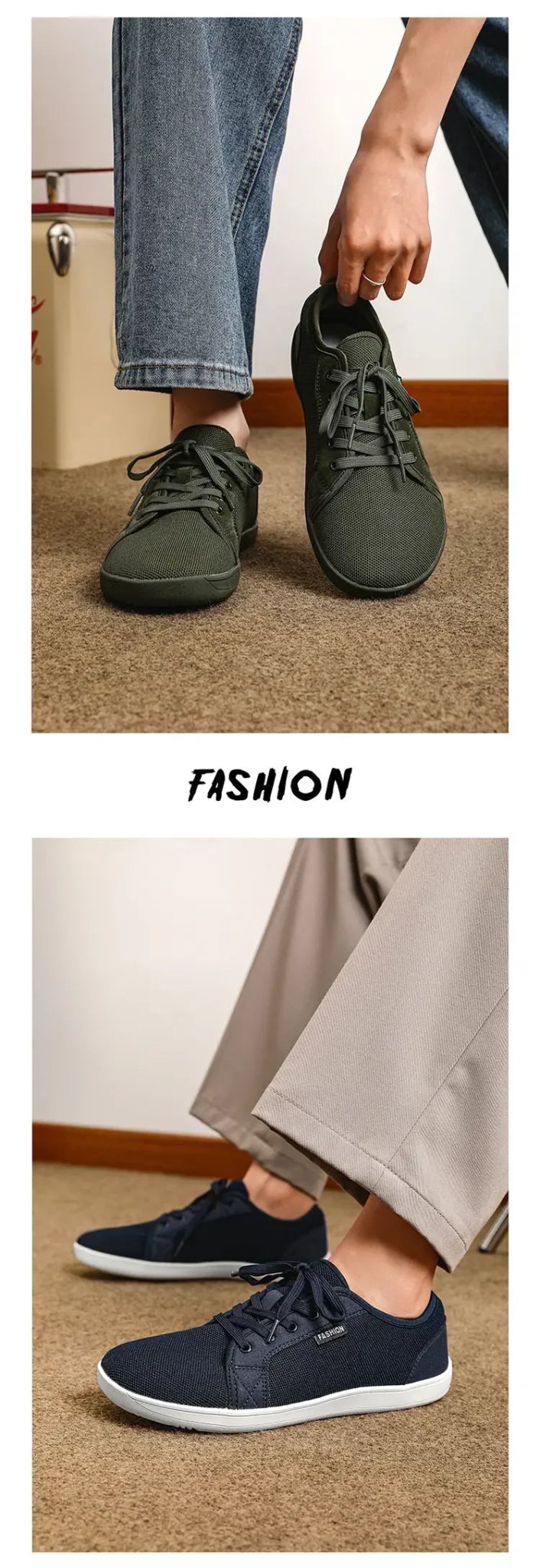 Air Mesh Walking Shoes — Breathable Extra Wide Comfort with Lace - Up Support (GRAY 40) - | Zavonix