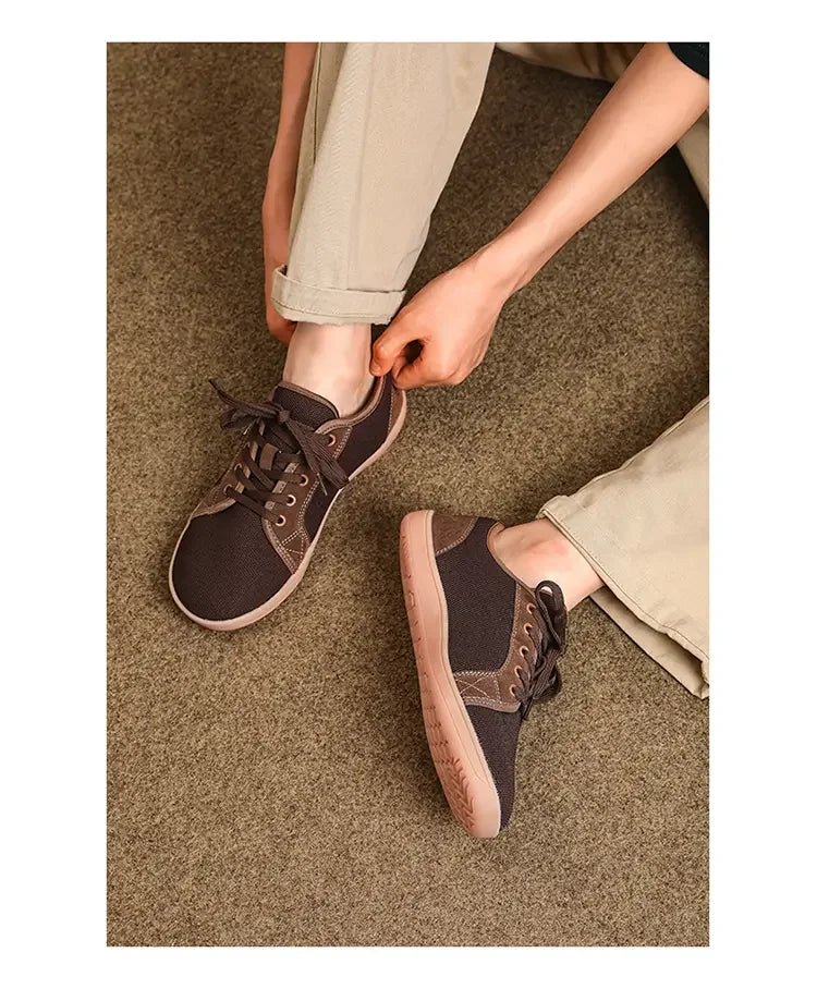 Air Mesh Walking Shoes — Breathable Extra Wide Comfort with Lace - Up Support (GRAY 40) - | Zavonix