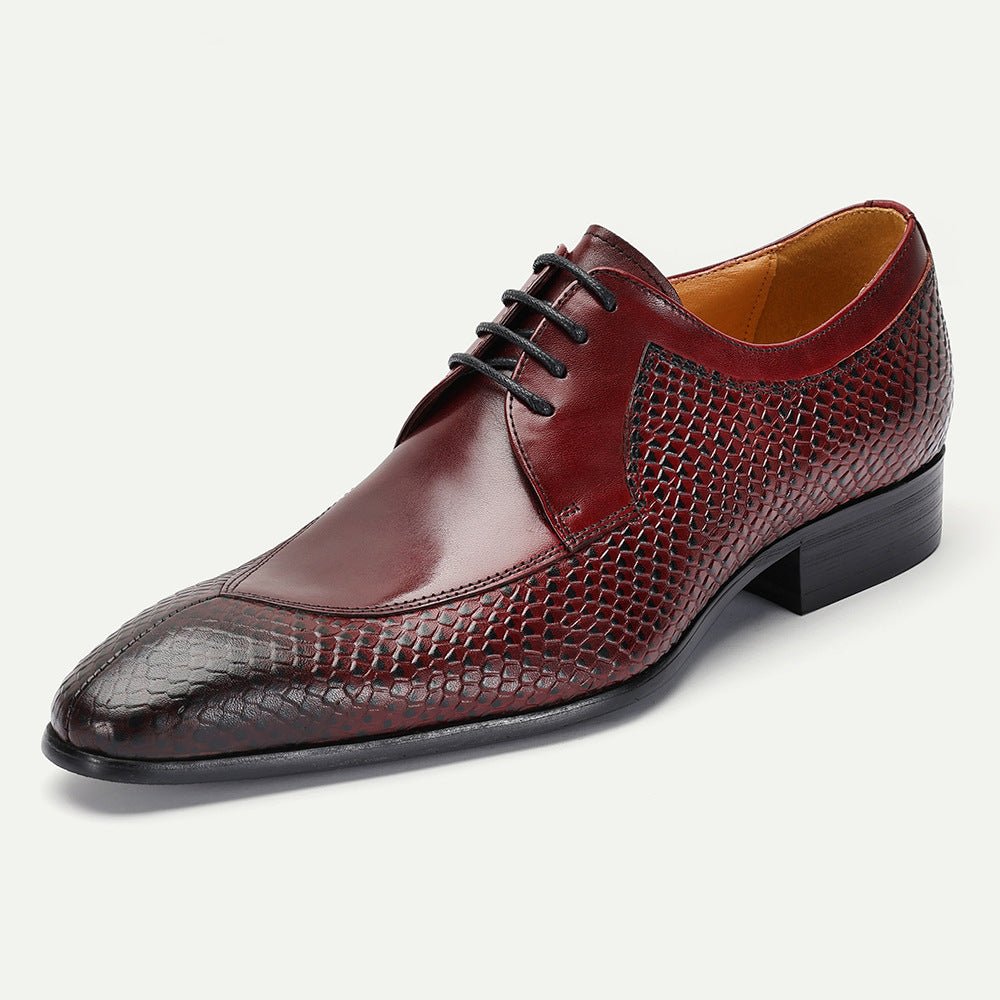 RAYMOND LEATHER DERBY SHOES (7 ) - | Zavonix