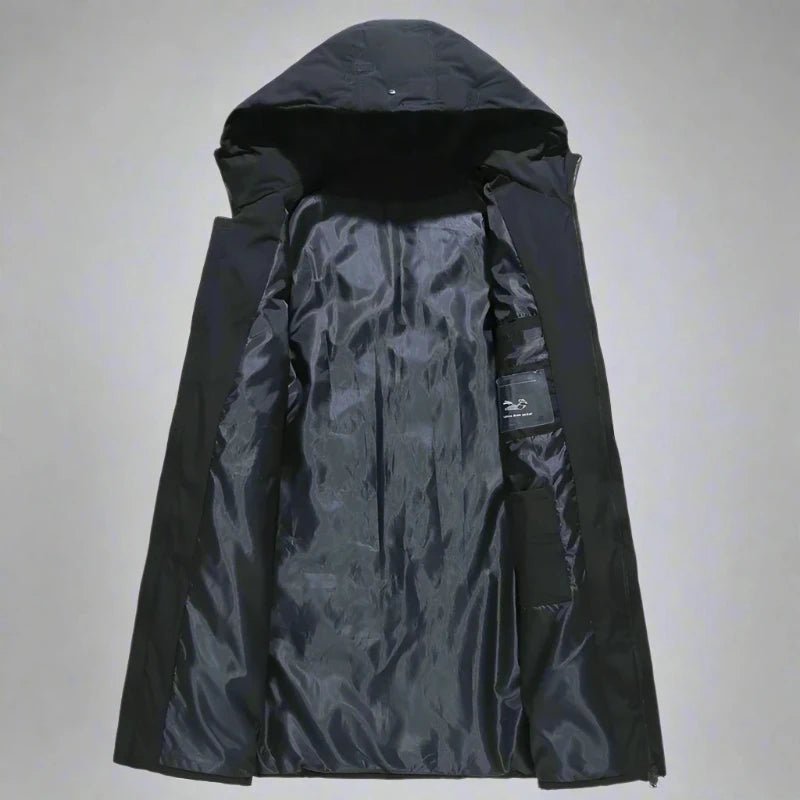 Revan Coat — Insulated Weatherproof Winter Jacket for Cold Weather (Black S) - | Zavonix