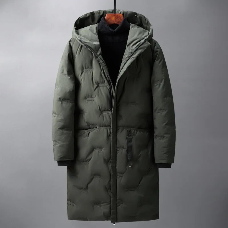 Revan Coat — Insulated Weatherproof Winter Jacket for Cold Weather (Olive Green S) - | Zavonix