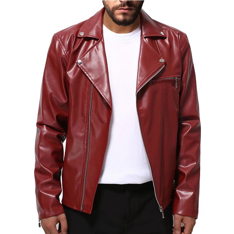 "Rossi" Biker Leatherette Jacket (Black XS) - Jacket | Zavonix