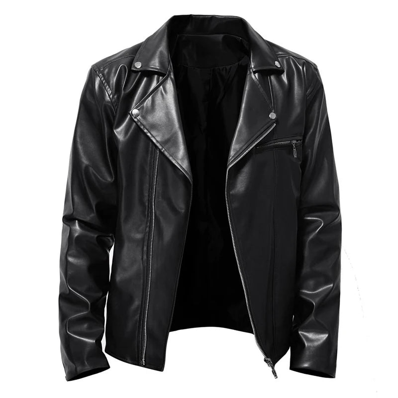 "Rossi" Biker Leatherette Jacket (Black XS) - Jacket | Zavonix
