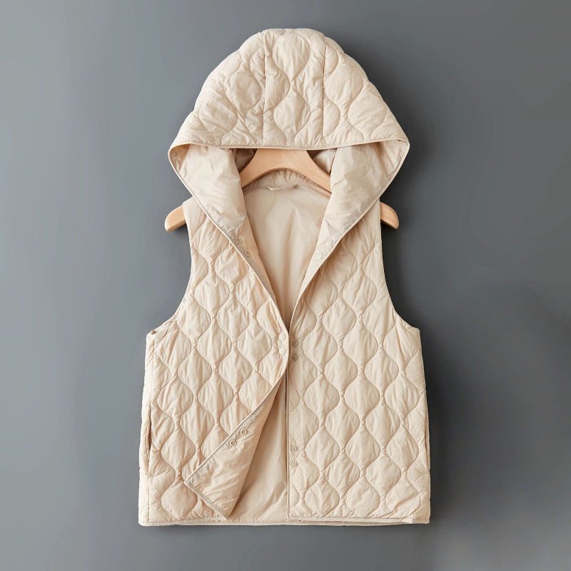Winter Radiance Vest™ — Unlock Cozy Confidence That Commands Every Room (Cream XS) - | Zavonix