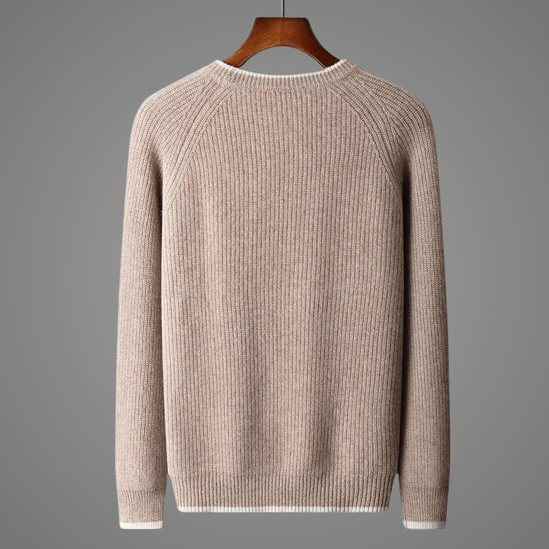 Renloa — Merino Wool Sweater for Warmth and Comfort (Beige S) - | Zavonix