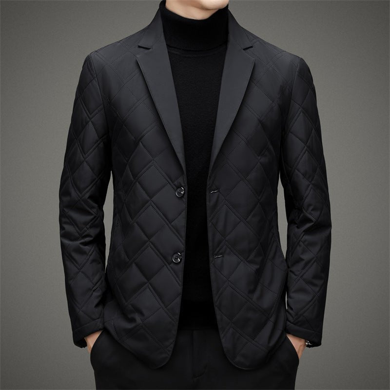 Renza 1955 Blazer — Weather - Resistant Nanosilk Jacket with Classic Fit (Black XS) - | Zavonix
