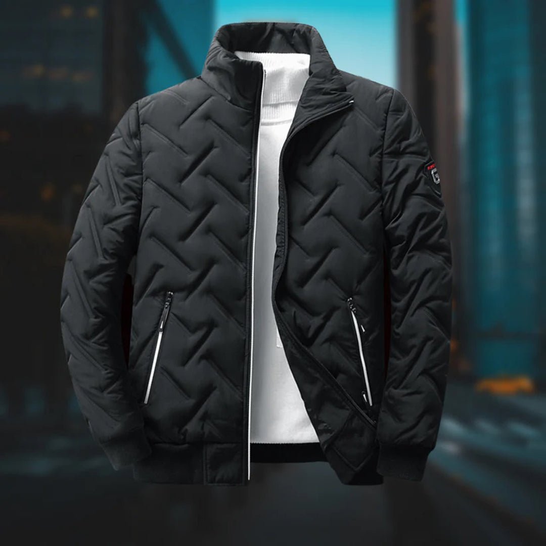 Renzoy Men's Puffer Jacket | Classic Winter Coat for Warmth and Style (Black XS) - Puffer Jackets | Zavonix
