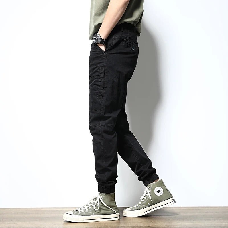 REINFORCED City Cargo Joggers (Black 28) - | Zavonix