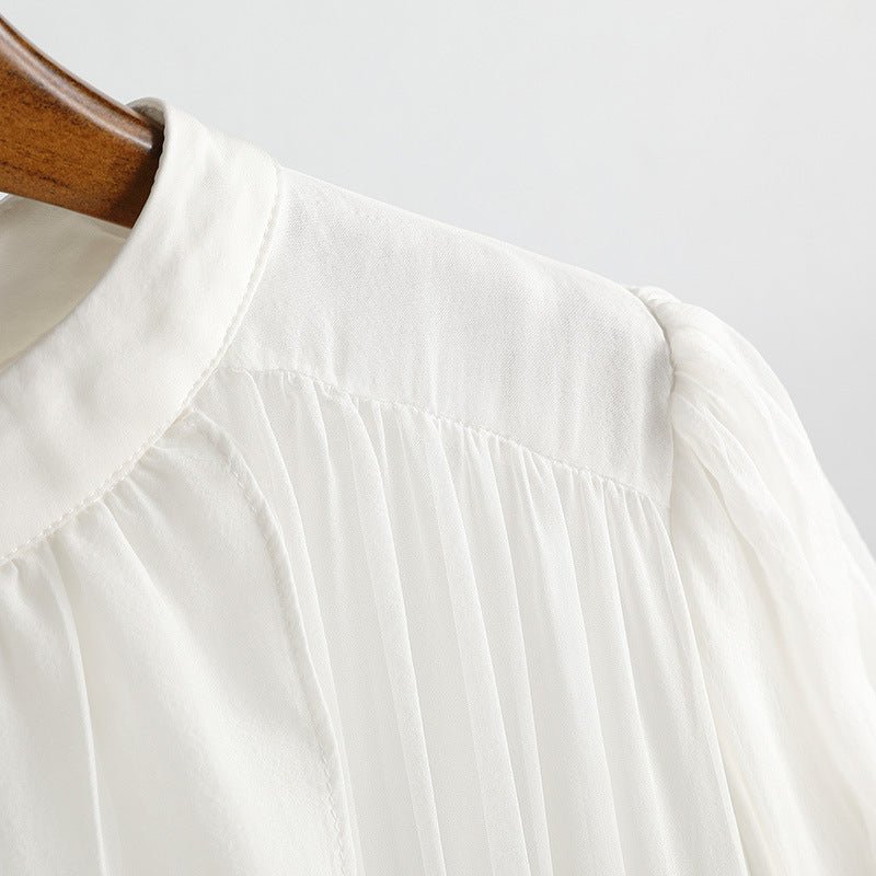 ROYAL SILK DRESS (White XS) - | Zavonix