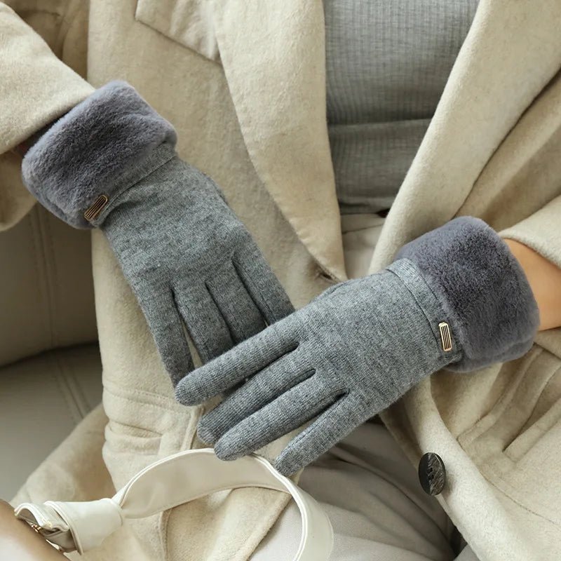 "Rosetta" Winter Handwear (Blue ) - | Zavonix