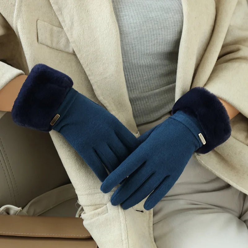 "Rosetta" Winter Handwear (Blue ) - | Zavonix