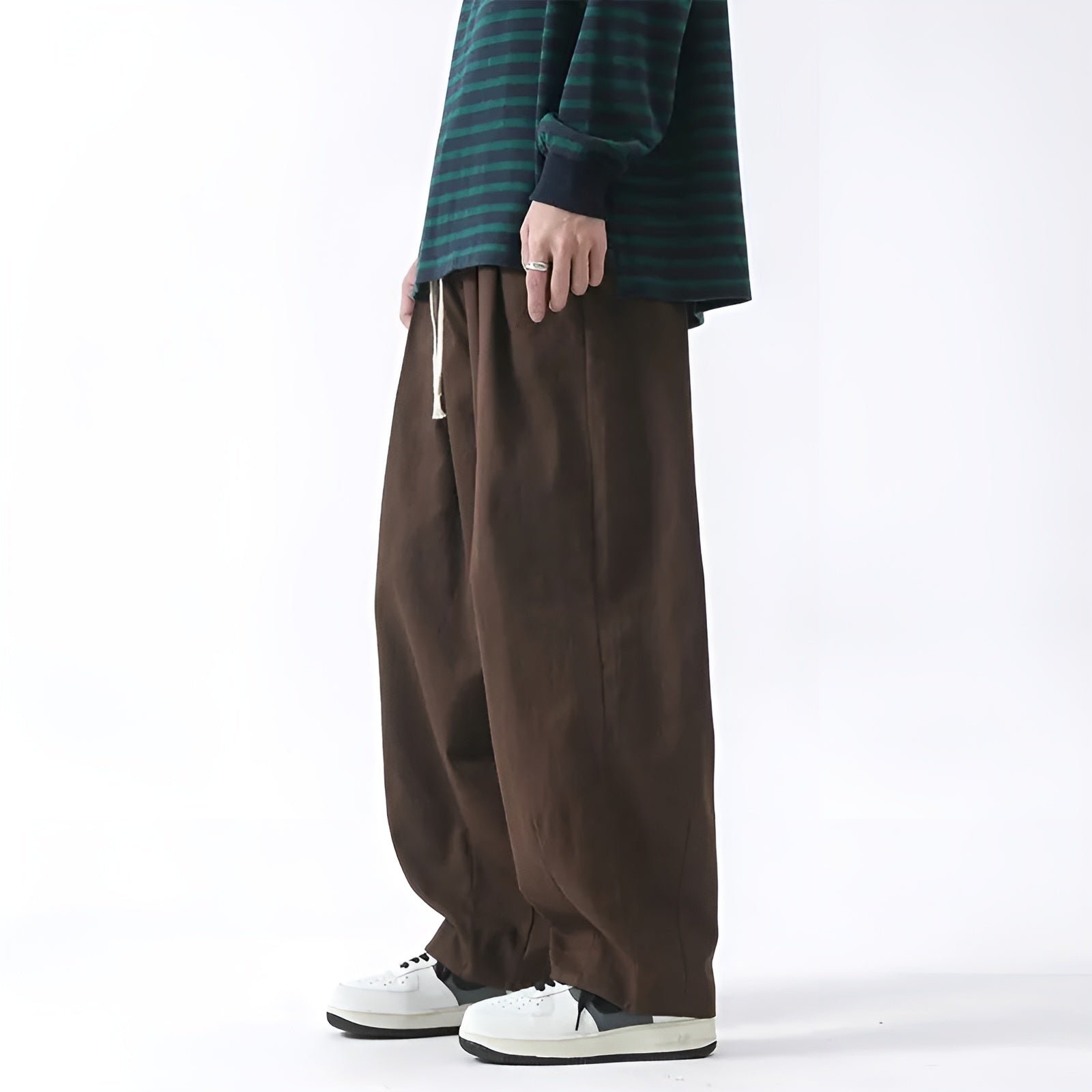 Sarual Trousers (Coffee XS) - | Zavonix