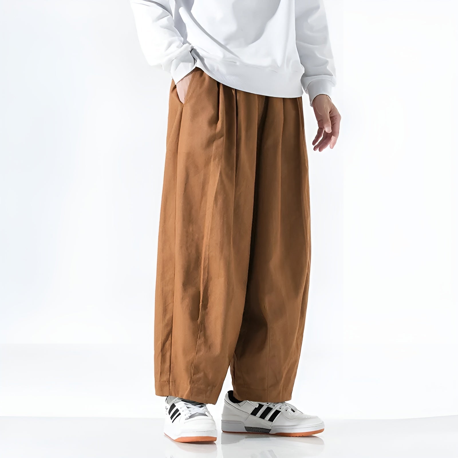 Sarual Trousers (Coffee XS) - | Zavonix