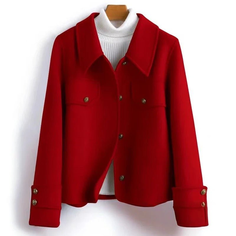 Scarlet Power Jacket™ — Command Every Room with Unstoppable Confidence and Warmth (Red XS) - | Zavonix