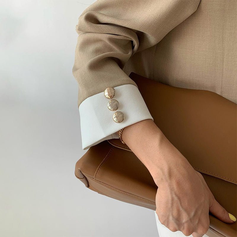 Serena Tailor Two Piece Ensemble (Gray S) - Women suit set | Zavonix