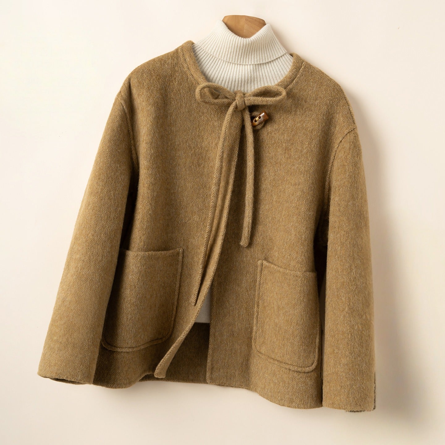 SHIRA WOOL COAT (Camel XS) - | Zavonix