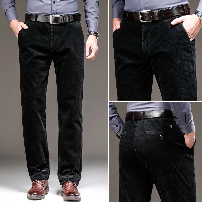 "Stonehouse" Corduroy Pants (Black 29) - | Zavonix