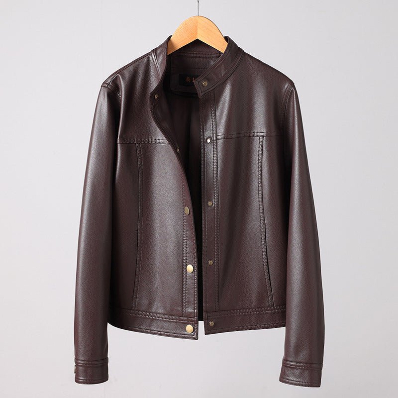 SHARON LEATHER JACKET (Black XS) - | Zavonix