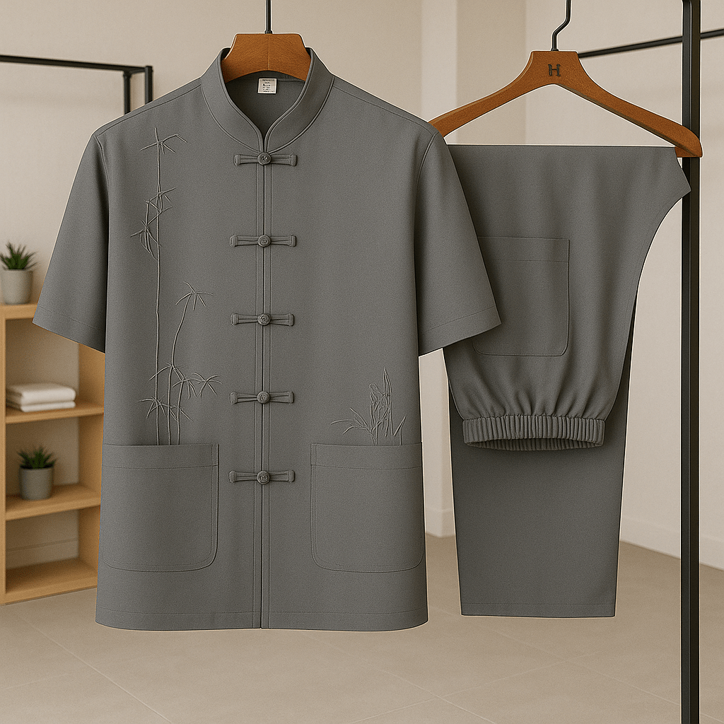 Silkblend Bamboo Ensemble (Gray XS) - | Zavonix