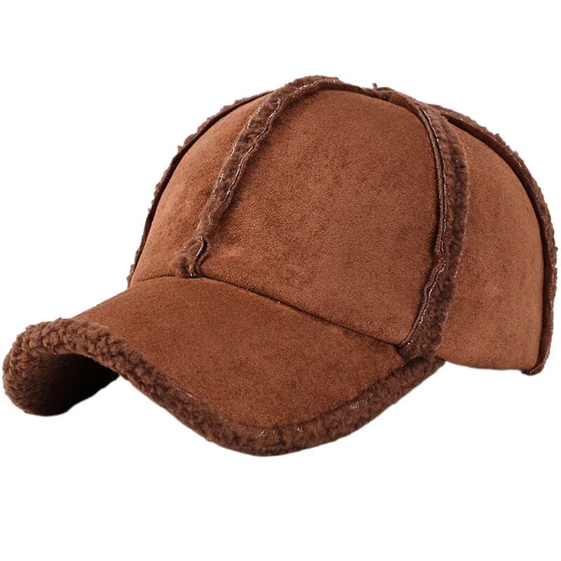 Suede - Like Baseball Cap (Brown ) - | Zavonix