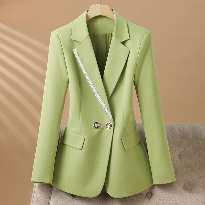 STACY™ BLAZER (Pistachio Green XS) - | Zavonix