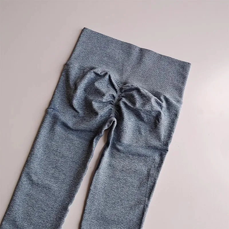 Seamless Leggings™ — Move Freely with Confidence and Unstoppable Comfort (Gray Blue S) - | Zavonix