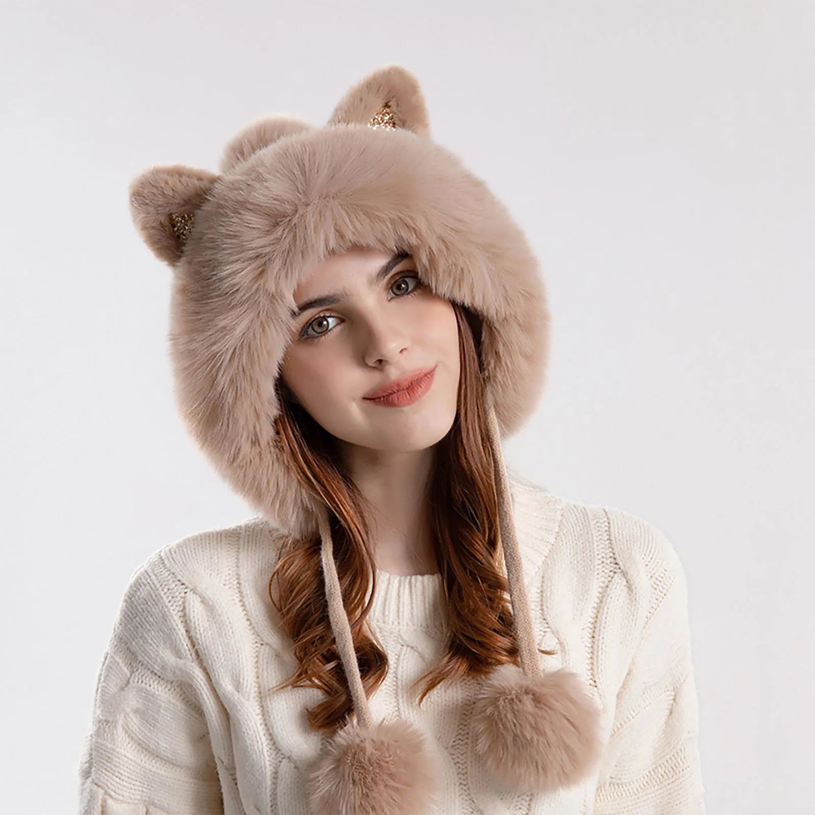 "Snowpounce" Hat (Khaki ) - | Zavonix