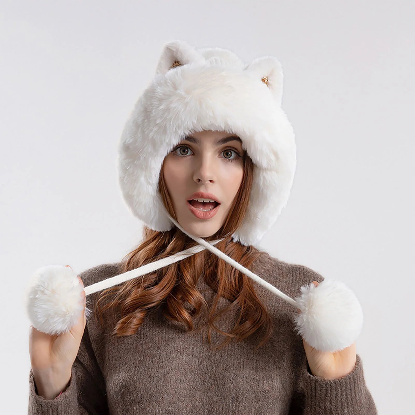 "Snowpounce" Hat (White ) - | Zavonix