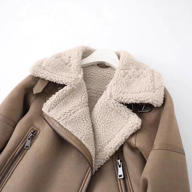 SOFT WOOL BELTED JACKET (XS ) - | Zavonix