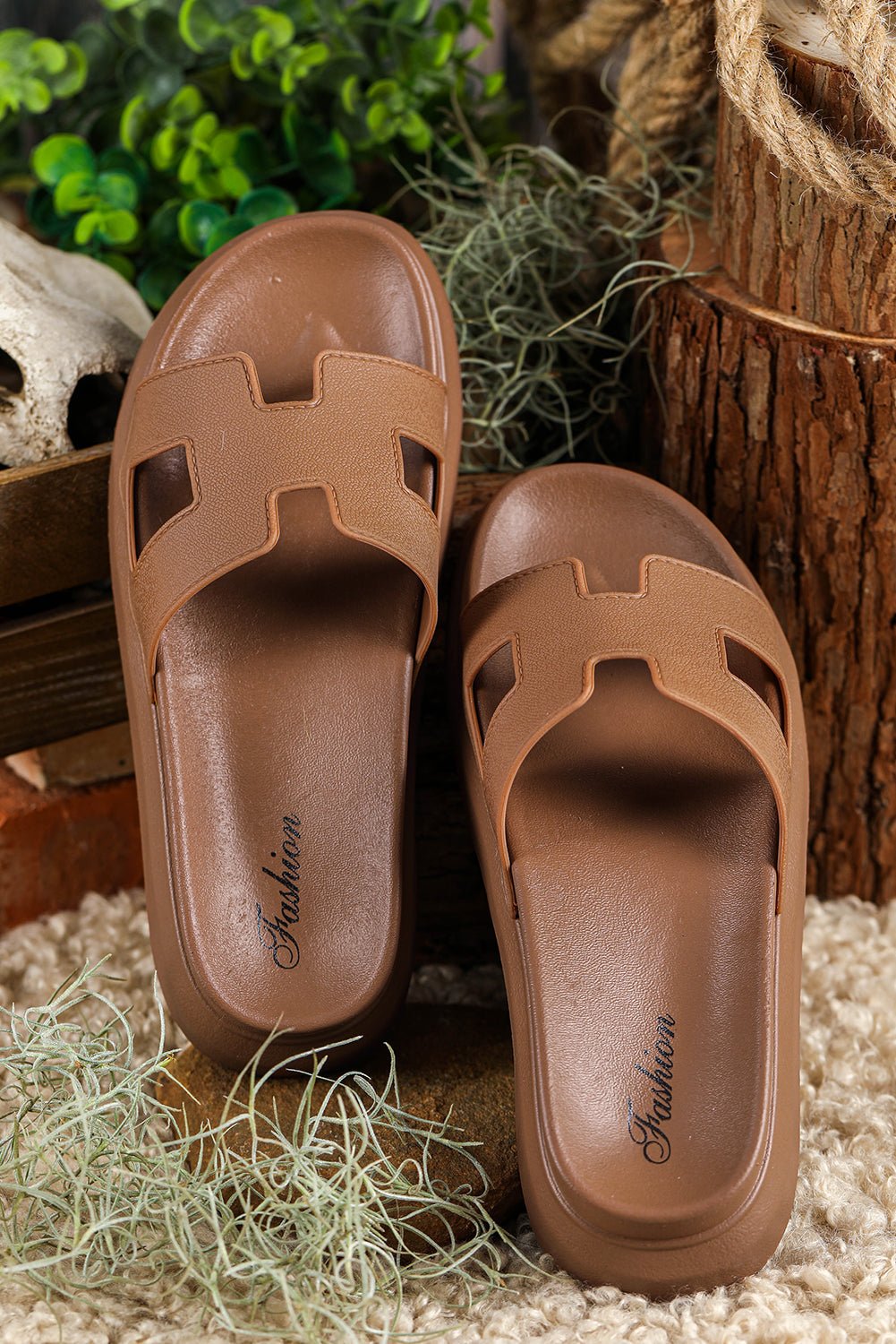 SolaraStep™ Sandals — Elevated Comfort Meets Summer Breeze (Beige 5.5) - Slippers | Zavonix