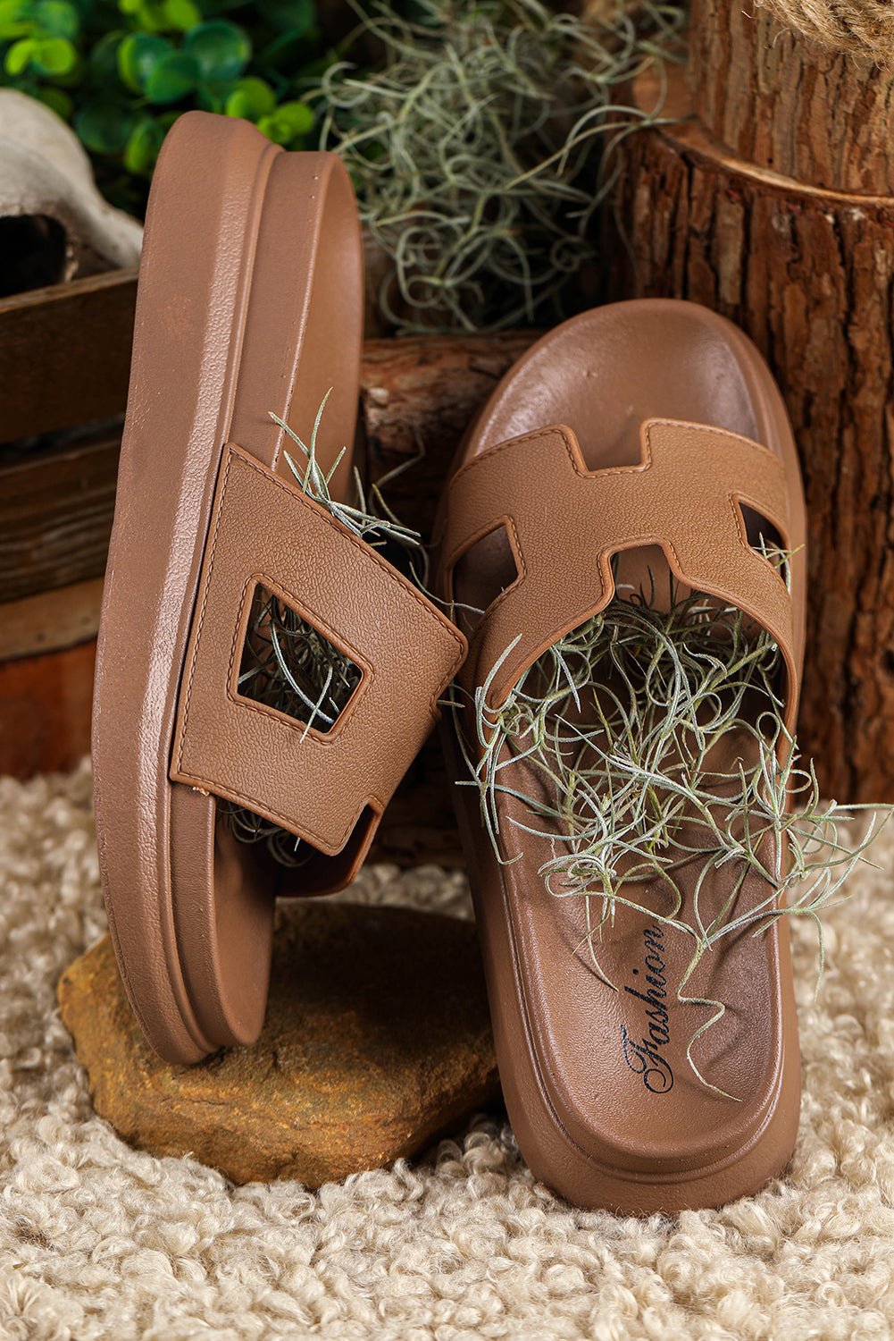 SolaraStep™ Sandals — Elevated Comfort Meets Summer Breeze (Brown 5.5) - Slippers | Zavonix