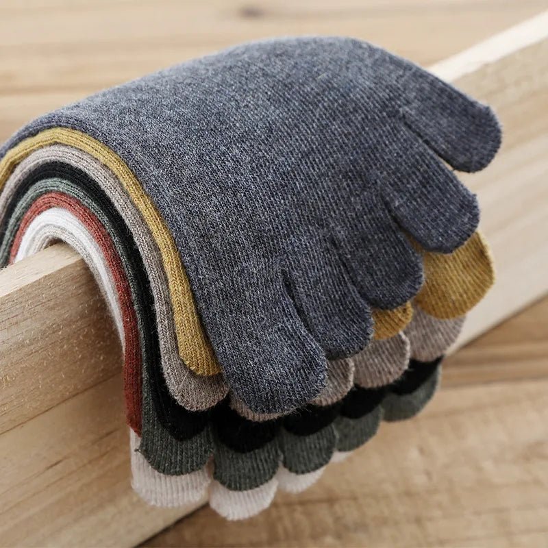 Breathable Five - Toe Socks — Women's Moisture - Wicking Comfort Fit (grey EU 36 - 40) - | Zavonix