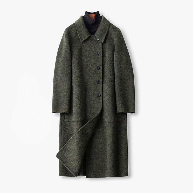 SONOA™ CASHMERE COAT (Olive Green XS) - | Zavonix