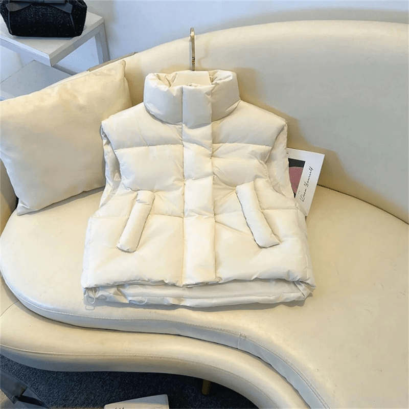 Sophie Women's Puffer Vest | Cozy Quilted Design 1
