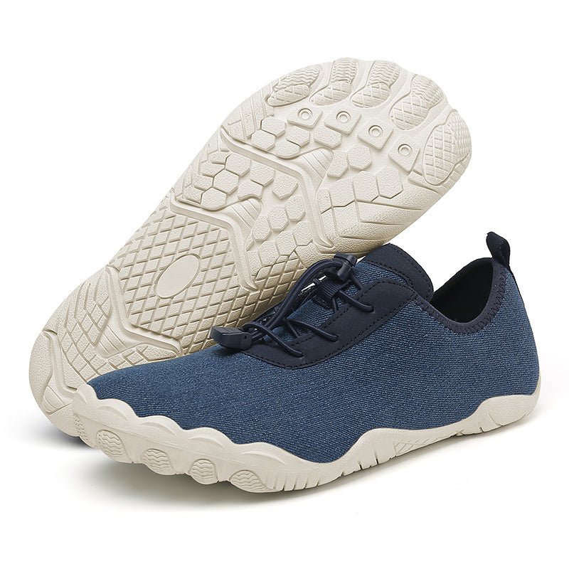 StrideLite Barefoot Shoes — Lightweight Non - Slip Footwear (Blue Women 5 - 5.5 | Men 4.5 | EU 36) - | Zavonix