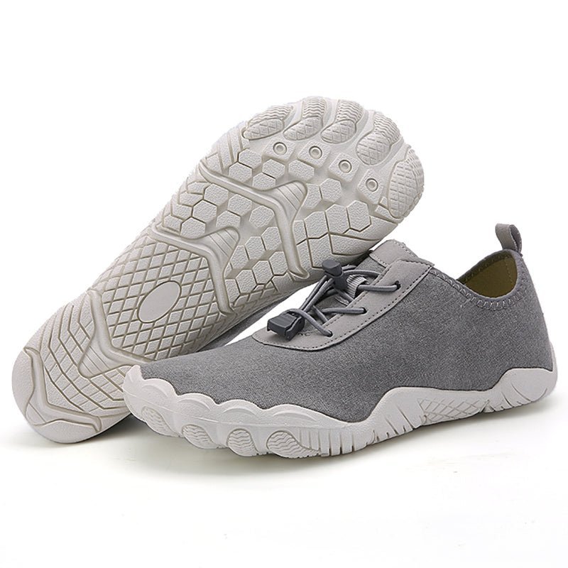 StrideLite Barefoot Shoes — Lightweight Non - Slip Footwear (Grey Women 5 - 5.5 | Men 4.5 | EU 36) - | Zavonix
