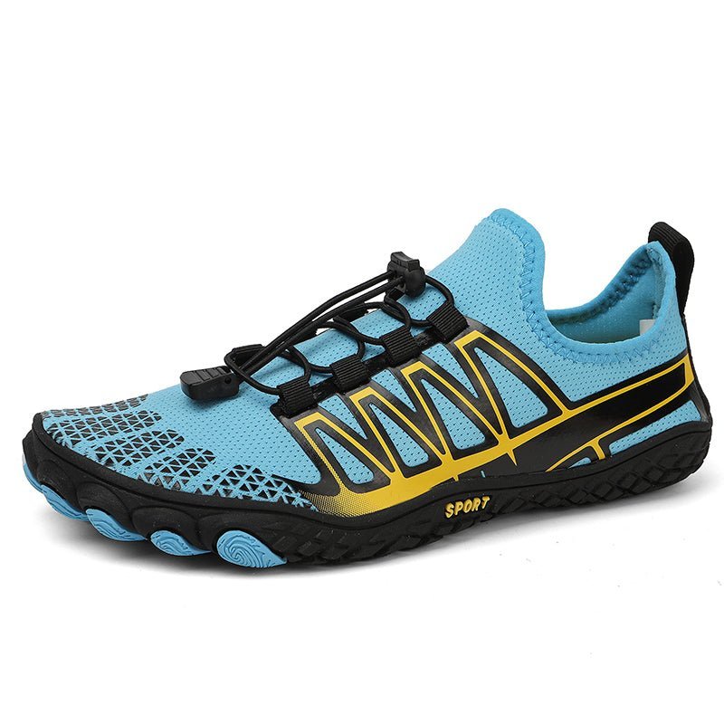 Lightweight Barefoot Shoes — Flexible Breathable Vegan Footwear (Blue Women 5 - 5.5 | Men 4.5 | EU 36) - | Zavonix