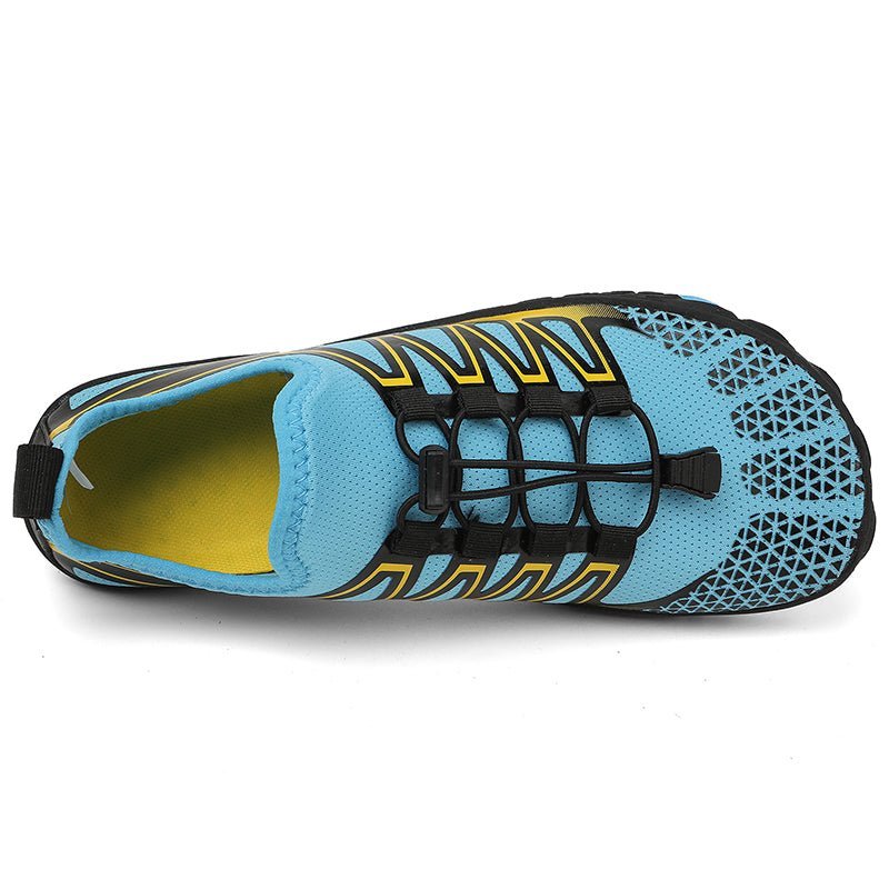 Lightweight Barefoot Shoes — Flexible Breathable Vegan Footwear (Blue Women 5 - 5.5 | Men 4.5 | EU 36) - | Zavonix
