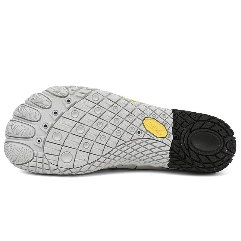 Lightweight Barefoot Shoes — Flexible Breathable Vegan Footwear (Grey Women 5 - 5.5 | Men 4.5 | EU 36) - | Zavonix