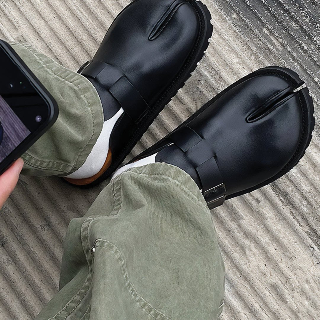 Tabi Buckled Mules (US 6 / EU 38 ) - Shoes | Zavonix