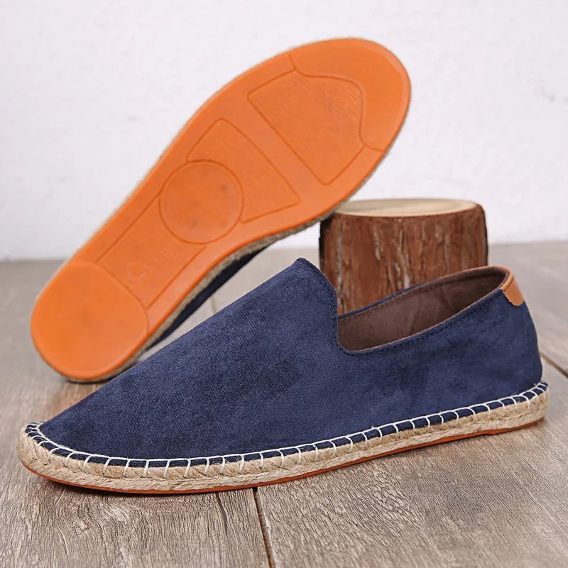 Talissa Handcrafted Leather Loafers Italian Leather Loafers (Blue 6) - | Zavonix