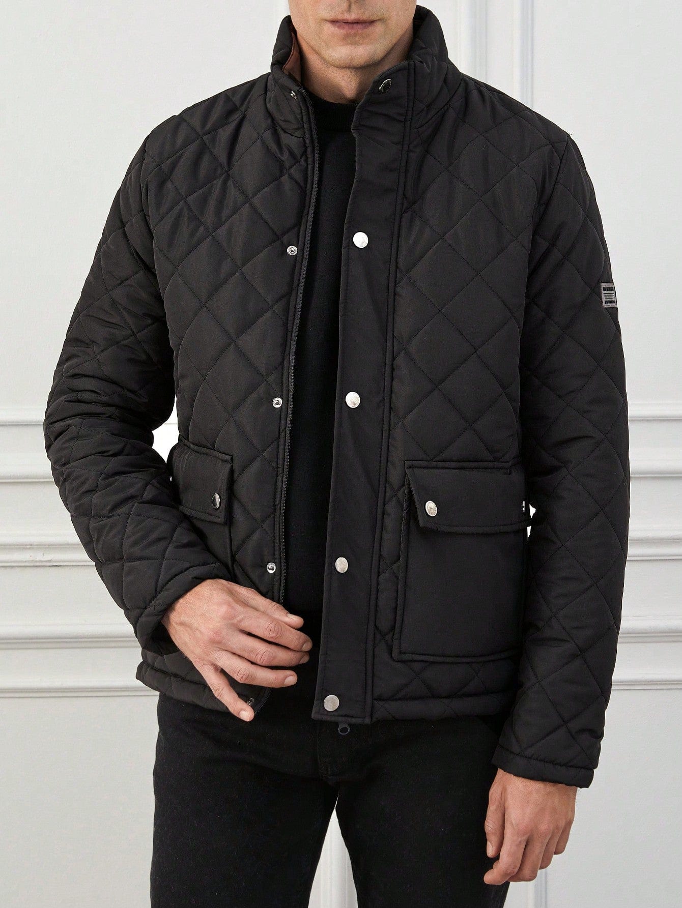 Talon Men's Winter Jacket | Quilted Fabric, High Collar, Versatile 0