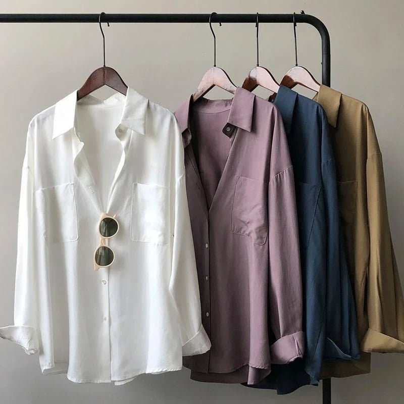 Tencari™ Blouse — Unleash All - Day Confidence with Effortless, Eco - Friendly Comfort (Olive XS) - | Zavonix