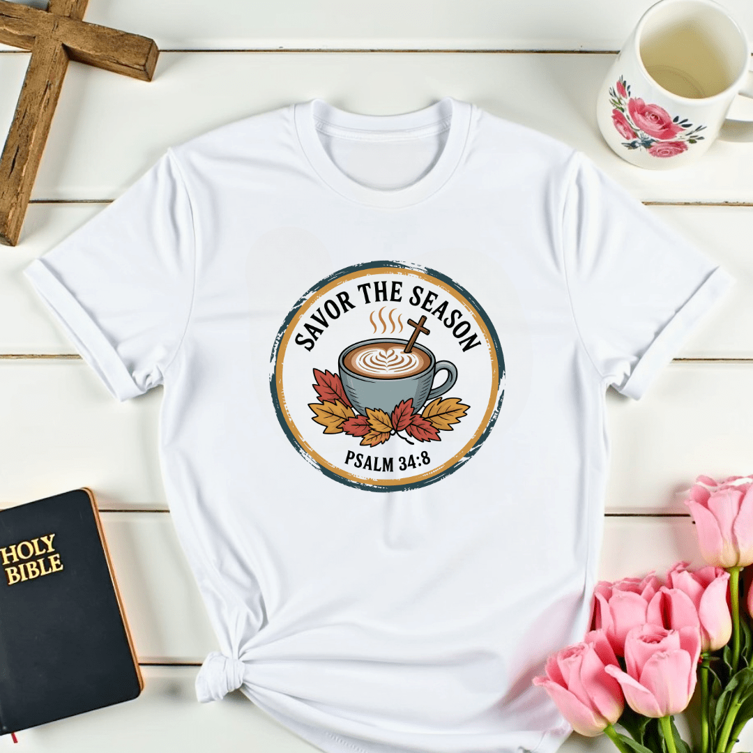 The Christ Season T-Shirt (White S) - T-Shirt | Zavonix