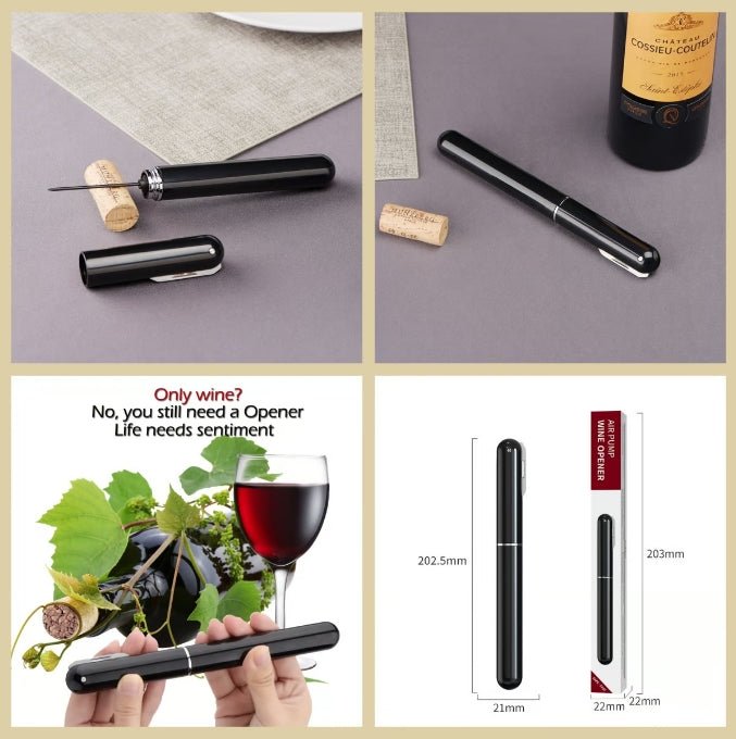 VinoBlast™ — Apertura del Vino Senza Sforzo che Trasforma Ogni Versata in una Festa