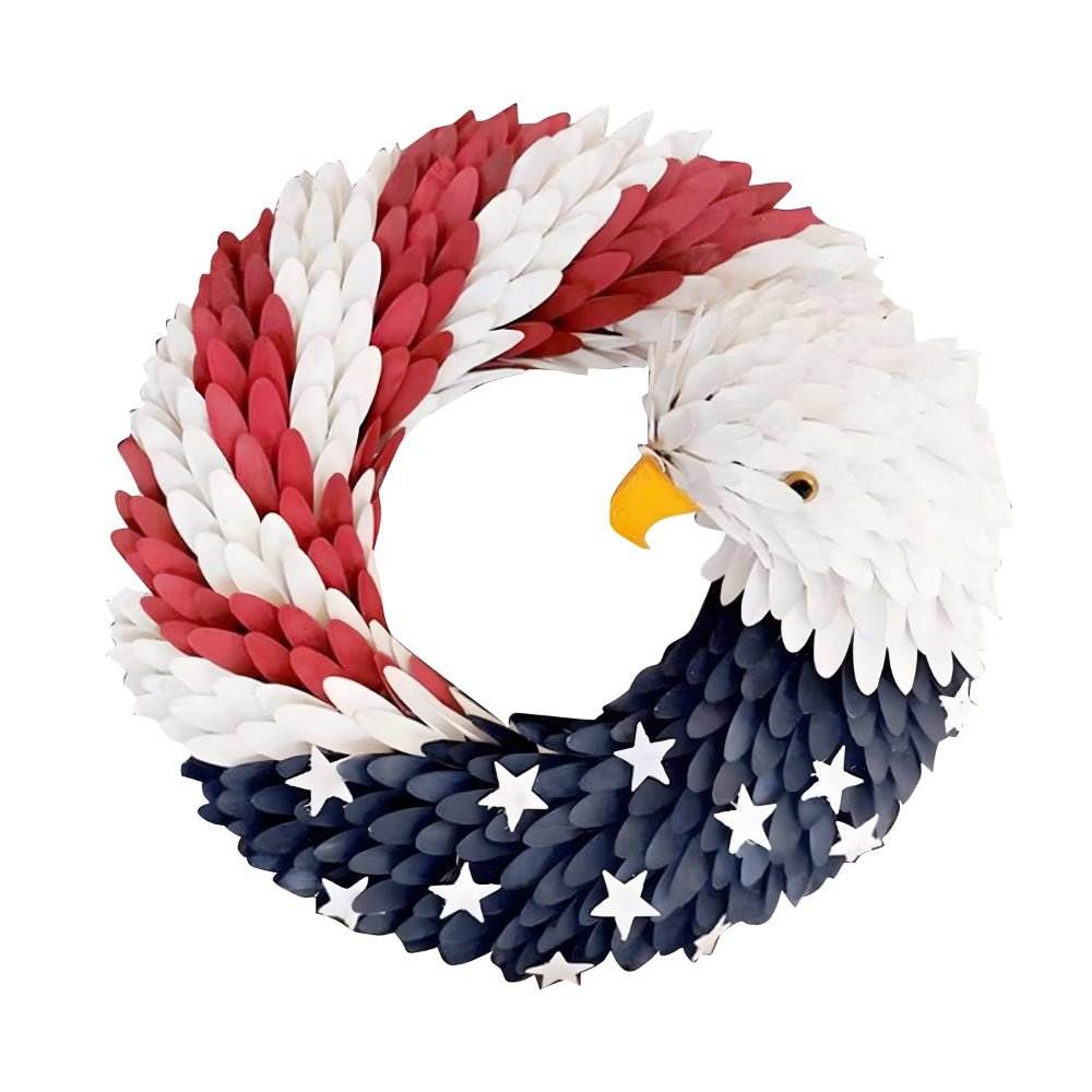 Wall Art Eagle Wreath | Durable Boxwood Display for Indoor and Outdoor Home Decor 8