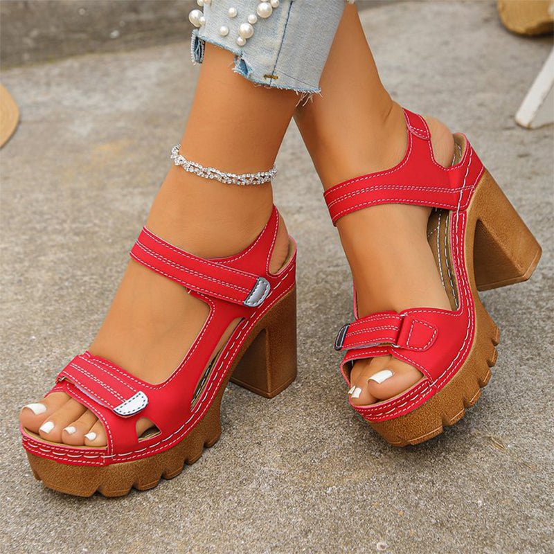 Willow Adjustable Platform Sandals Product Image 13
