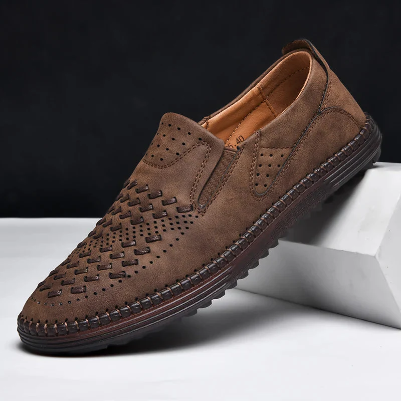 Wade Men's Slip-On Shoes | Genuine Leather